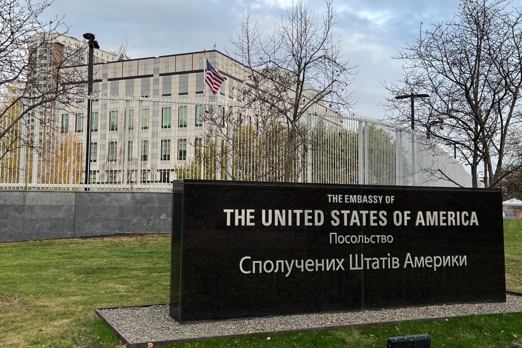 The US embassy in Kyiv. Photo: Reuters
