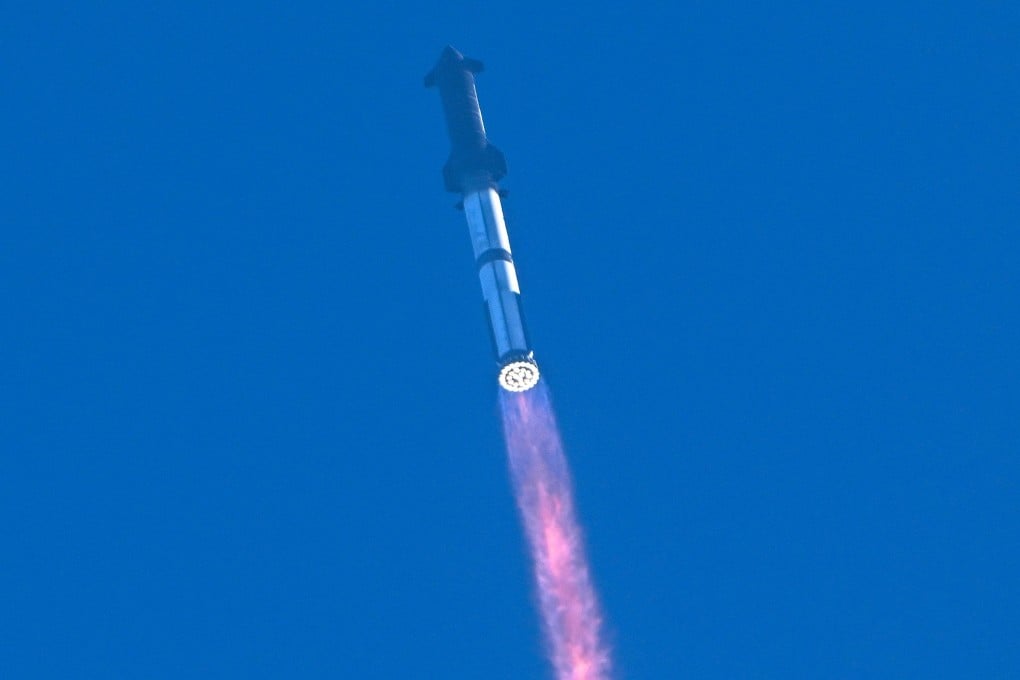 The SpaceX Starship lifts off from Starbase near Boca Chica, Texas. Photo: AFP