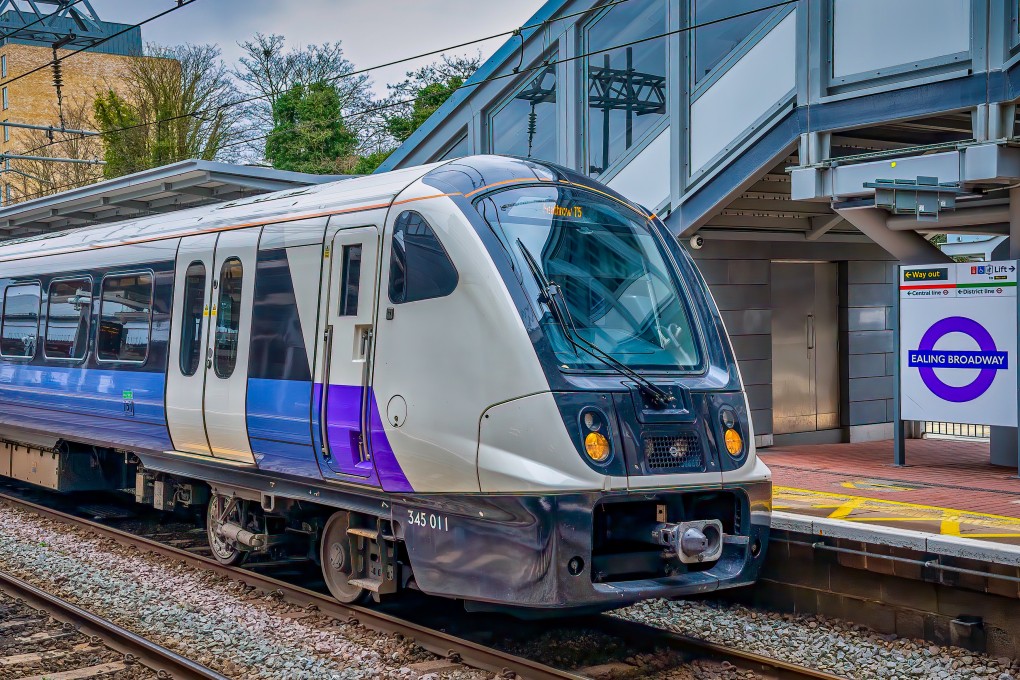 A crossrail train on London’s Elizabeth line. Photo: Shutterstock