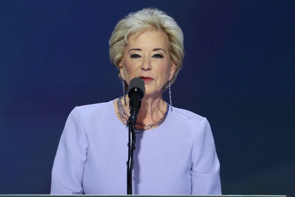 In nominating Linda McMahon, Donald Trump is rewarding a loyal backer of his movement. Photo: Reuters