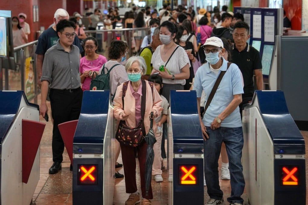Passengers entering Mong Kok MTR station. Photo: Elson Li