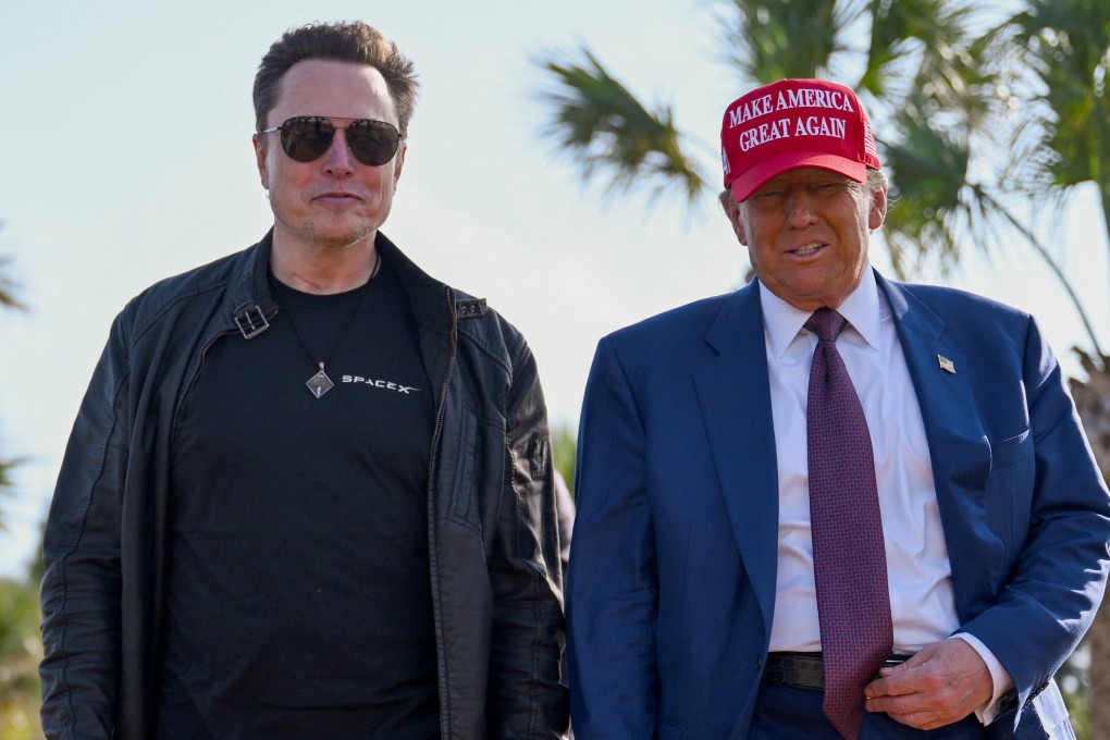 Elon Musk and President-elect Donald Trump have become close allies. Photo: Reuters