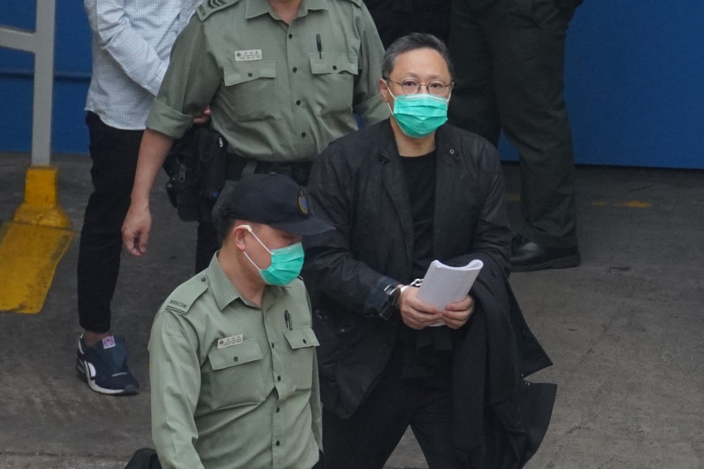 Legal scholar Benny Tai leaves the Lai Chi Kok Reception Centre in 2021. He was deemed the scheme mastermind and jailed for 10 years. Photo: Winson Wong