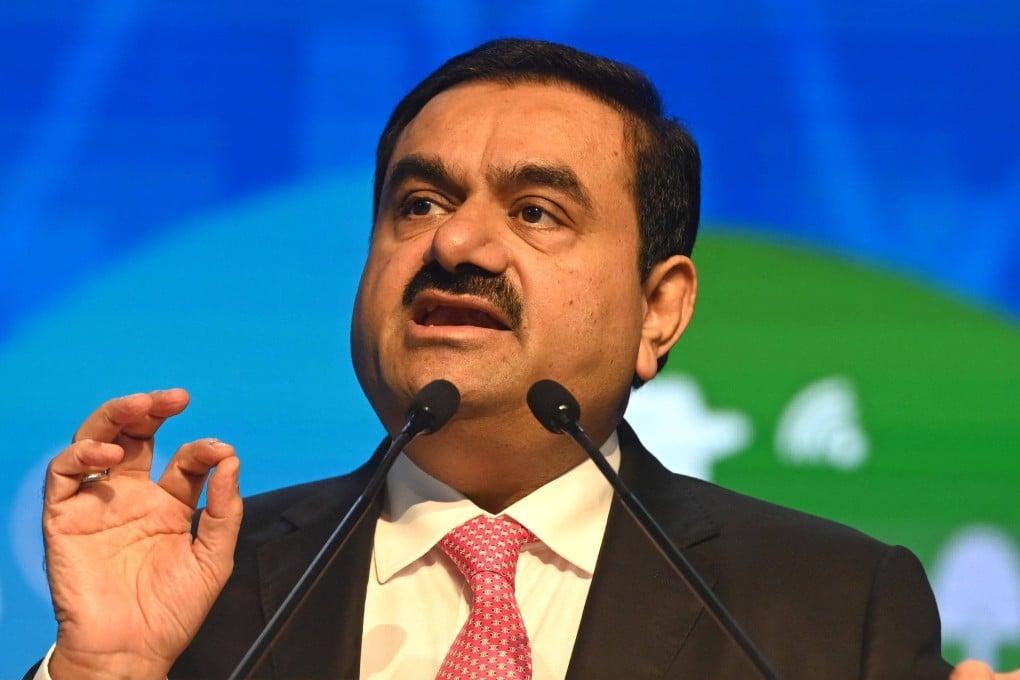 Adani Group chairman Gautam Adani speaks at the World Congress of Accountants in Mumbai in November 2022. Photo: AFP