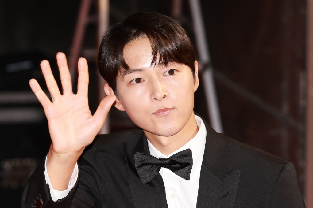South Korean actor Song Joong-ki attends the opening ceremony of the 2023 Busan International Film Festival. He has announced the birth of a daughter, his second child with British-born wife Katy Saunders. Photo: Getty Images