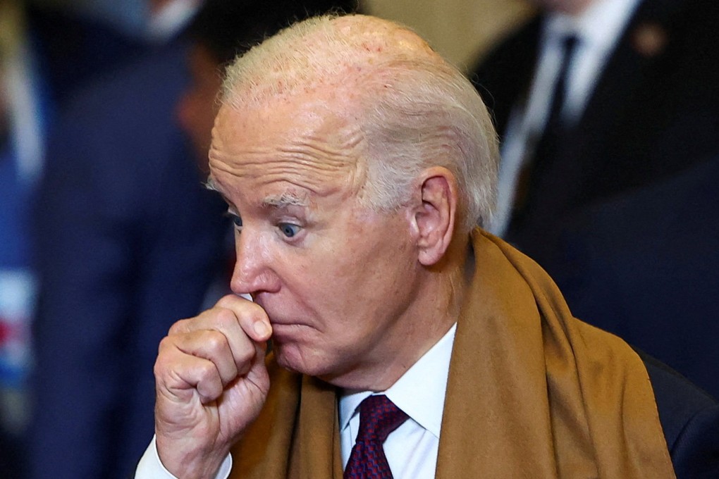 US President Joe Biden at Apec summit in Lima, Peru last week. Photo: Reuters
