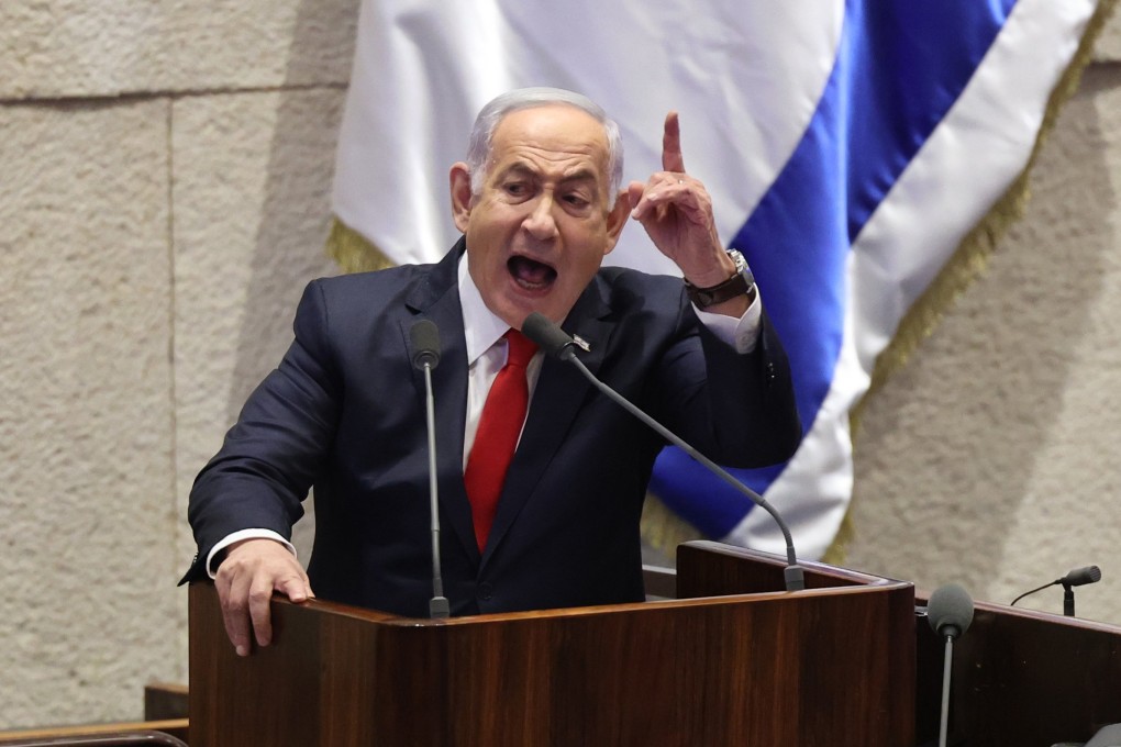 Israeli Prime Minister Benjamin Netanyahu speaks during a discussion called on by the opposition on the release of the Israeli hostages held by Hamas, at the Knesset in Jerusalem, Israel, November 18, 2024. Photo: EPA-EFE