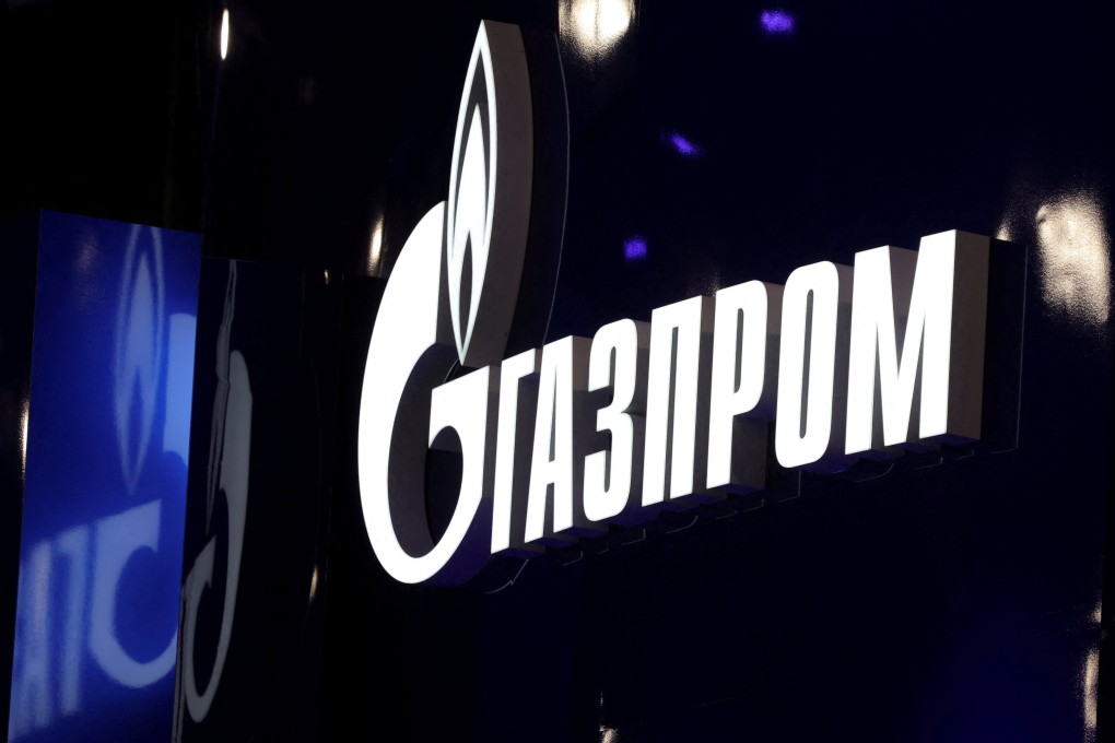 The logo of Russian gas producer Gazprom. Photo: Reuters