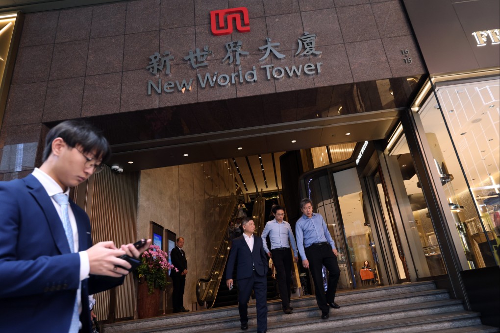 A view of New World Tower in Central on September 26, 2024. Photo: Jelly Tse