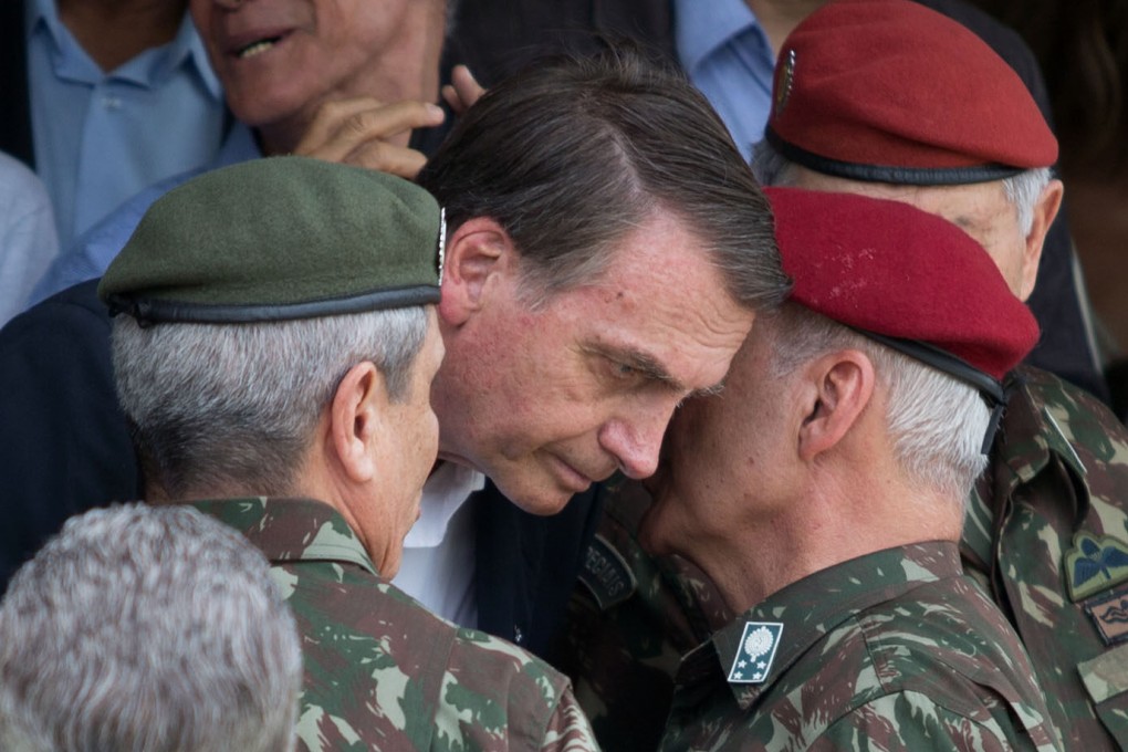 Brazil’s then-President Jair Bolsonaro in 2018. File photo: AFP
