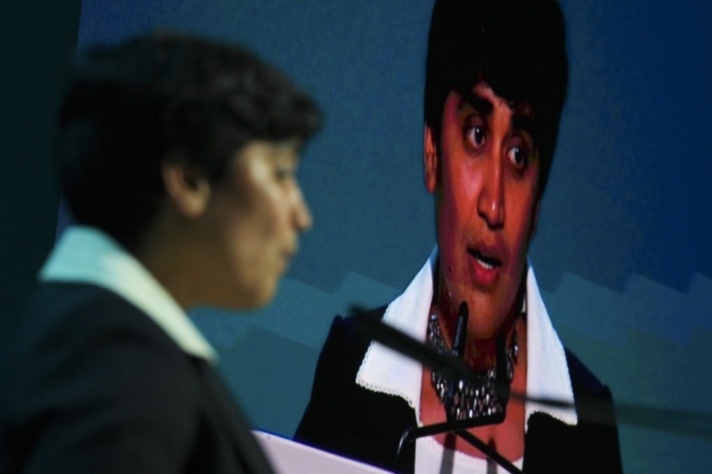 Indian triathlete Pragnya Mohan told the UN Climate Summit on Monday that triathlons could cease to exist if climate change is not addressed and thoughtfully handled. Photo: AP