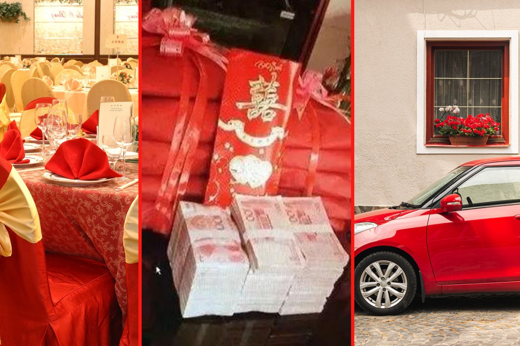 A retail giant in China is promoting employee independence by banning bride prices and lavish weddings. Photo: SCMP composite/Shutterstock/Sohu