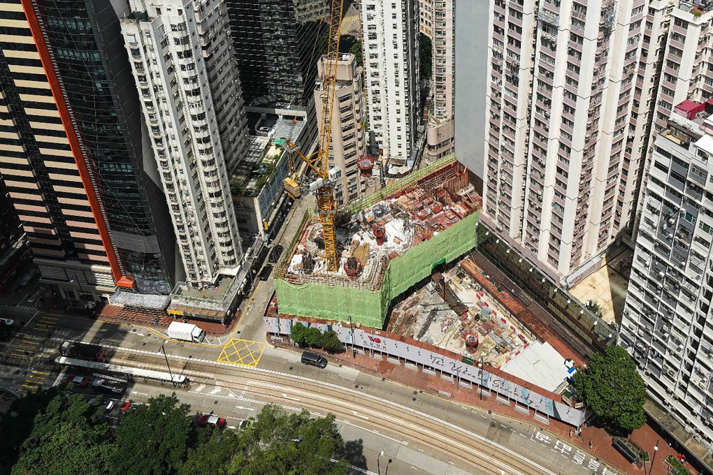 Aerial view of the site of the new Wang On project at 101 King’s Road in North Point. Photo: Handout