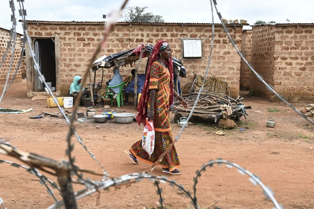 A Burkinabé woman at a refugee camp in the Ivory Coast. Burkina Faso in West Africa is plagued by conflict, terrorism and crime, and is one of several countries rated an extreme risk for travel on Global Guardian’s 2025 Global Risk Map. Photo: AFP