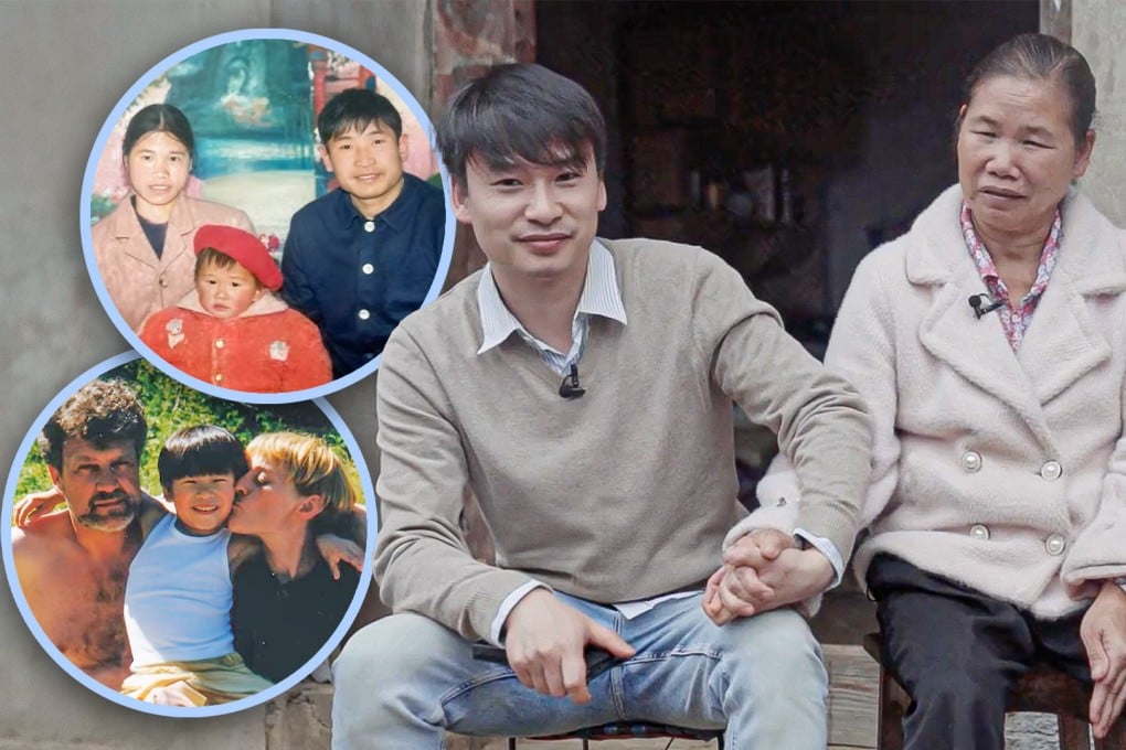 Gao Yang got lost in a train station and was sent to an orphanage, where he was adopted by a Dutch couple, who embraced him as their own. Photo: SCMP composite/Douyin