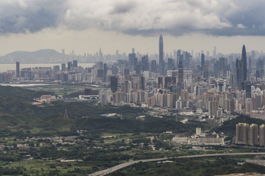 The Northern Metropolis will be developed on land at the border with Shenzhen.  Photo: Martin Chan