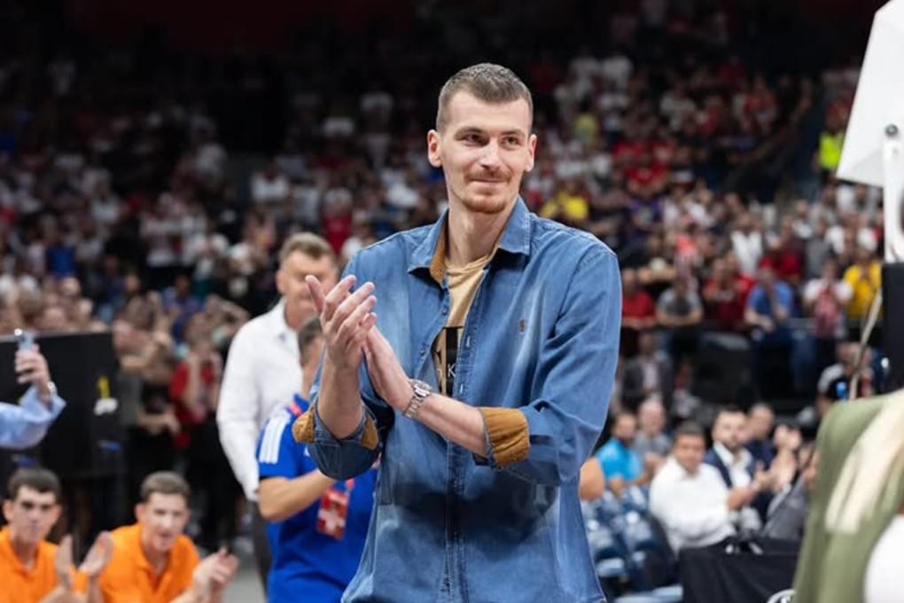 Borisa Simanic lost a kidney as the result of an injury suffered in a World Cup game Serbia played against South Sudan in Manila on August 30, 2023. Photo: Instagram/bokaco12