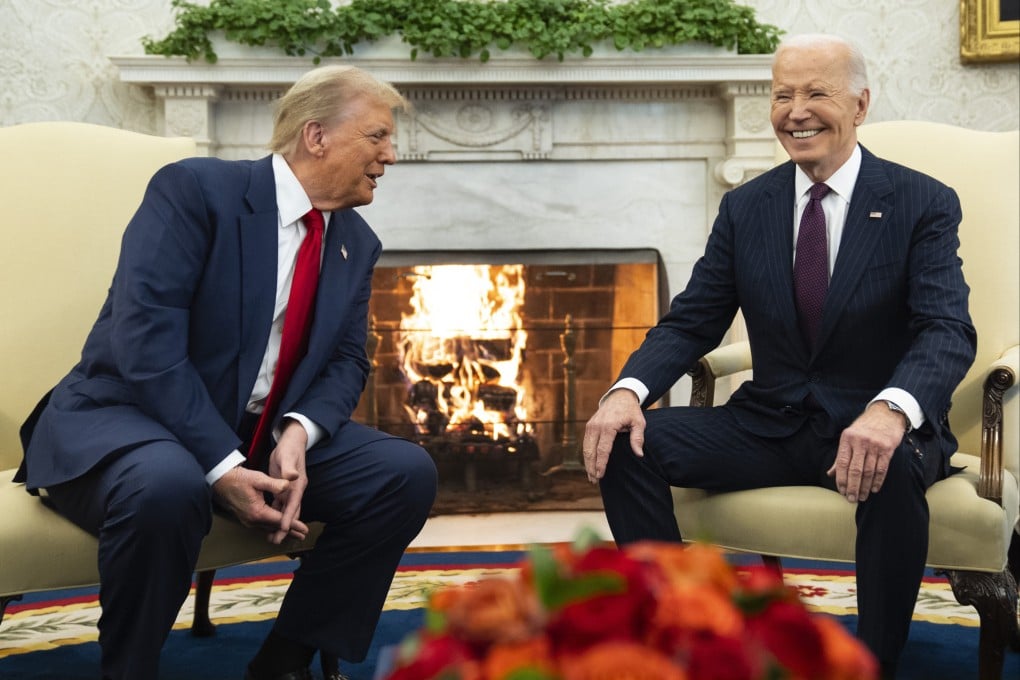 President Joe Biden and president-elect Donald Trump in the Oval Office on November 13. Photo: AP