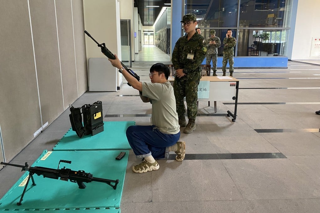 Taiwan’s military is training 100 reservists in urban warfare at National Chengchi University (NCCU) in Taipei this week. Photo: Handout