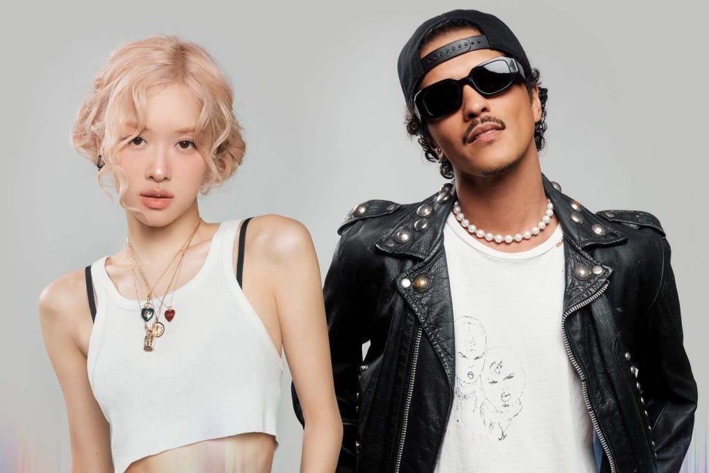 Rosé and Bruno Mars performed their song APT at the MAMA awards show in Japan on November 22. Its success stems from the “popification of K-pop”, or its integration into mainstream pop music. Photo: Instagram/mnet_mama