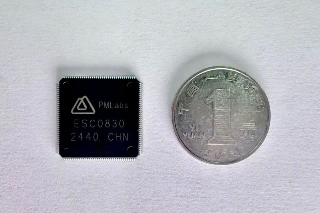 The security of Zijinshan Laboratory’s MCU is based on having three cores instead of one. Photo: Handout