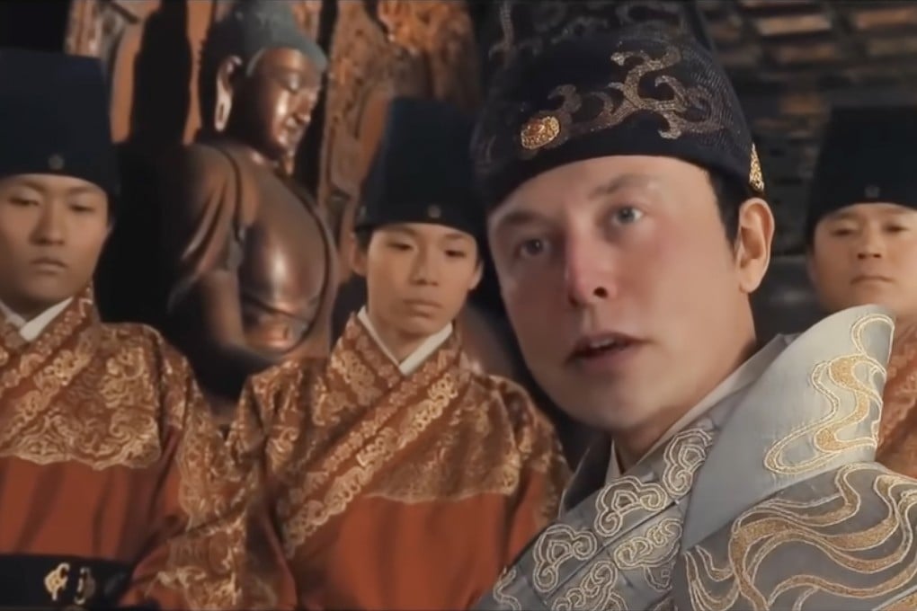 In a humorous and imaginative twist, AI Elon Musk, reimagined as a Ming dynasty official, has gone viral for his unique approach to explaining DOGE efficiency. Photo: Bilibili