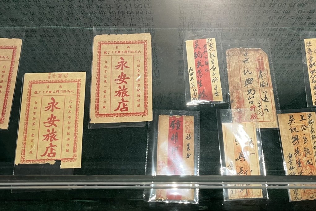 Filled with sorrow, joy and reflections on politics and events, letters to loved ones written by Teochew migrants from Chaoshan in southern China are on display at the Qiaopi Museum in Shantou, Guangdong. Photo: Mabel Lui