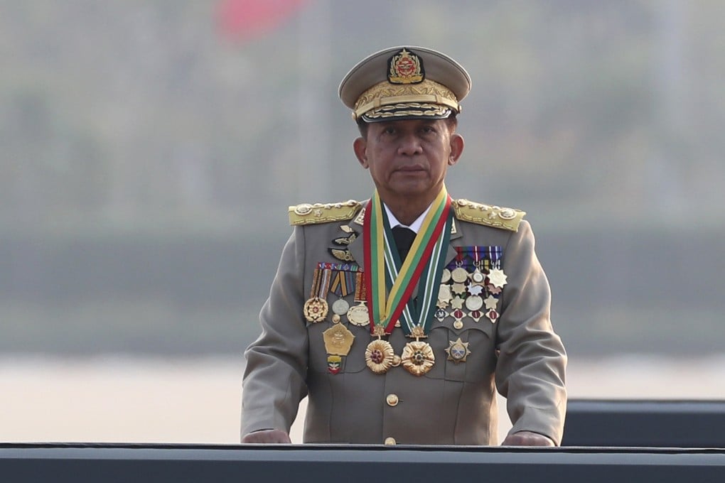 The International Criminal Court’s chief prosecutor is seeking an arrest warrant for Myanmar’s junta chief Min Aung Hlaing for alleged crimes against humanity committed against the Rohingya Muslims. Photo: AP