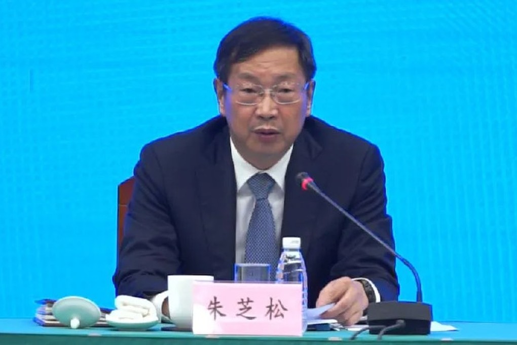 The party chief of Shanghai’s Pudong New Area, Zhu Zhisong, has been placed under investigation on suspicion of corruption. Photo: Weibo/侠客岛