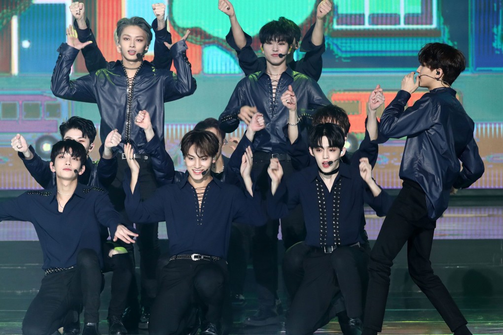 Seventeen on stage during the 8th Gaon Chart K-Pop Awards in 2019 in Seoul, South Korea. While the K-pop group are popular in South Korea, they are not as famous as BTS and Stray Kids in the US. Photo: Getty Images