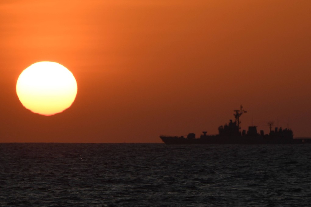 China’s Southern Theatre Command says it is conducting a “combat-ready vigilance patrol” near Scarborough Shoal in the South China Sea. Photo: AFP