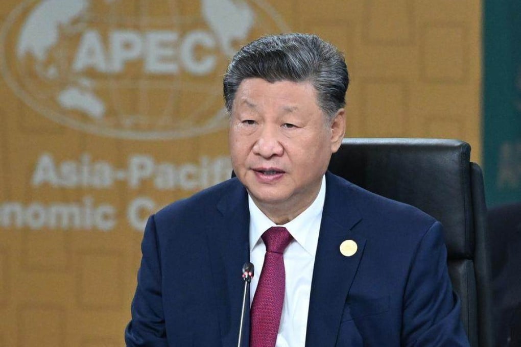 Chinese President Xi Jinping delivers a speech at the 31st APEC Economic Leaders’ Meeting at the Lima Convention Center in Lima, Peru on November 16, 2024. Photo: Xinhua