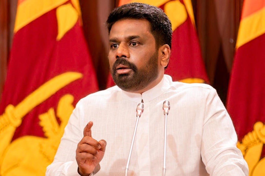 Sri Lankan President Anura Kumara Dissanayake speaks to the new cabinet of Sri Lanka in Colombo on November 18. Photo: Department of Government Information-Sri Lanka/Xinhua