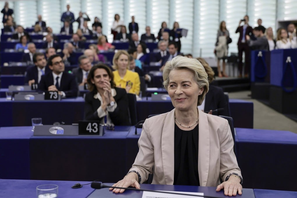 EU lawmakers have narrowly approved European Commission President Ursula von der Leyen’s team for her second term in office. Photo: EPA-EFE