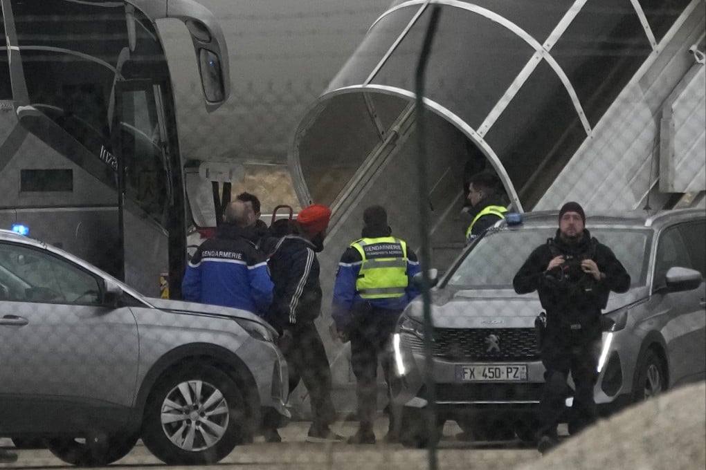 In December 2023, a plane carrying hundreds of Indian passengers was grounded for days at Vatry airport east of Paris over concerns it was part of a human trafficking scheme. File photo: AP