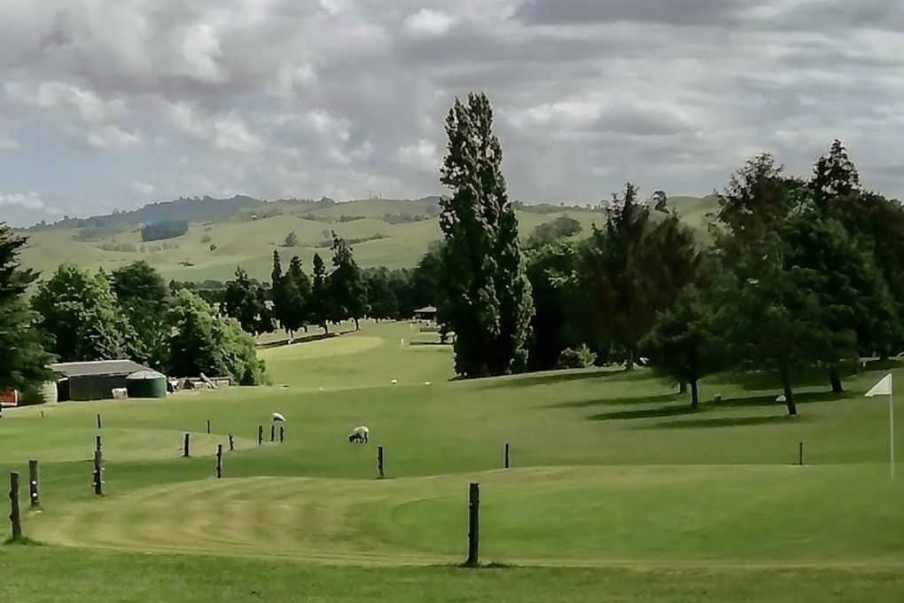 A general view of the course and some of the workers at Tahuna Golf Club, about 120 kilometres south of Auckland in the Waikato region. Photo: Facebook/@Tahuna Golf Club