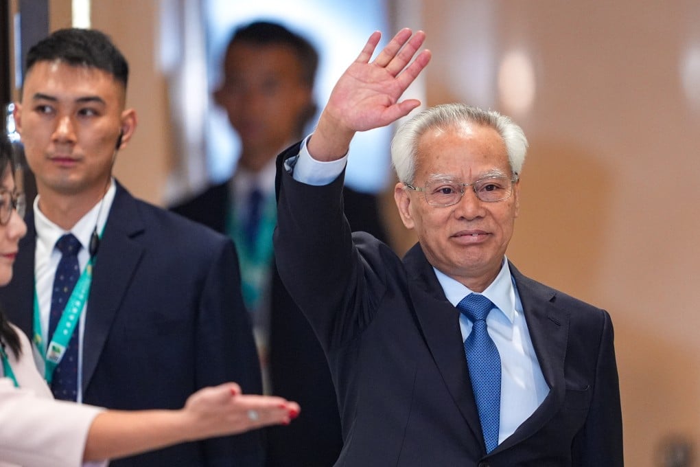 Chief executive-designate Sam Hou-fai. The incoming leader unveiled the choices for 10 top officials on Sunday. Photo: Eugene Lee