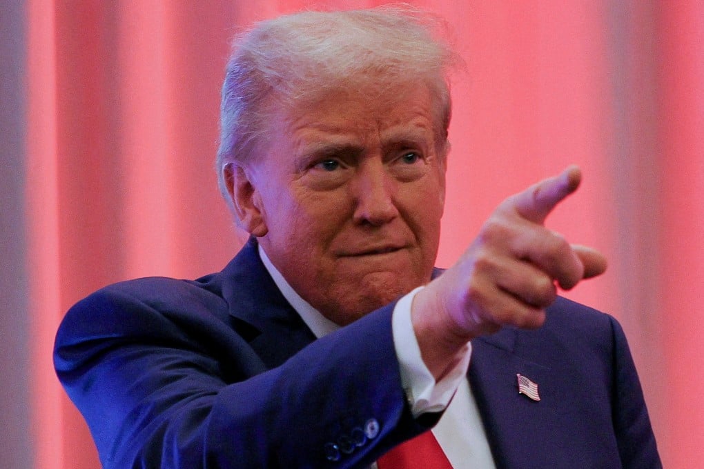 US President-elect Donald Trump gestures as he meets House Republicans on Capitol Hill on November 13. Photo: Reuters