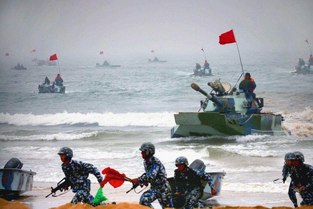According to a former PLA instructor, “real war requires joint training” because it is “not enough for a single branch or unit to carry out any combat mission alone”. Photo: AFP