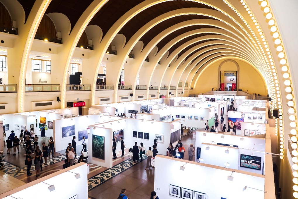 Visitors attend the 2018 edition of Photofairs Shanghai, the city where the photographic art fair began in 2014 and where it will again be held in 2025. Plans for a Hong Kong edition of the fair in 2025 have been scrapped. Photo: Handout