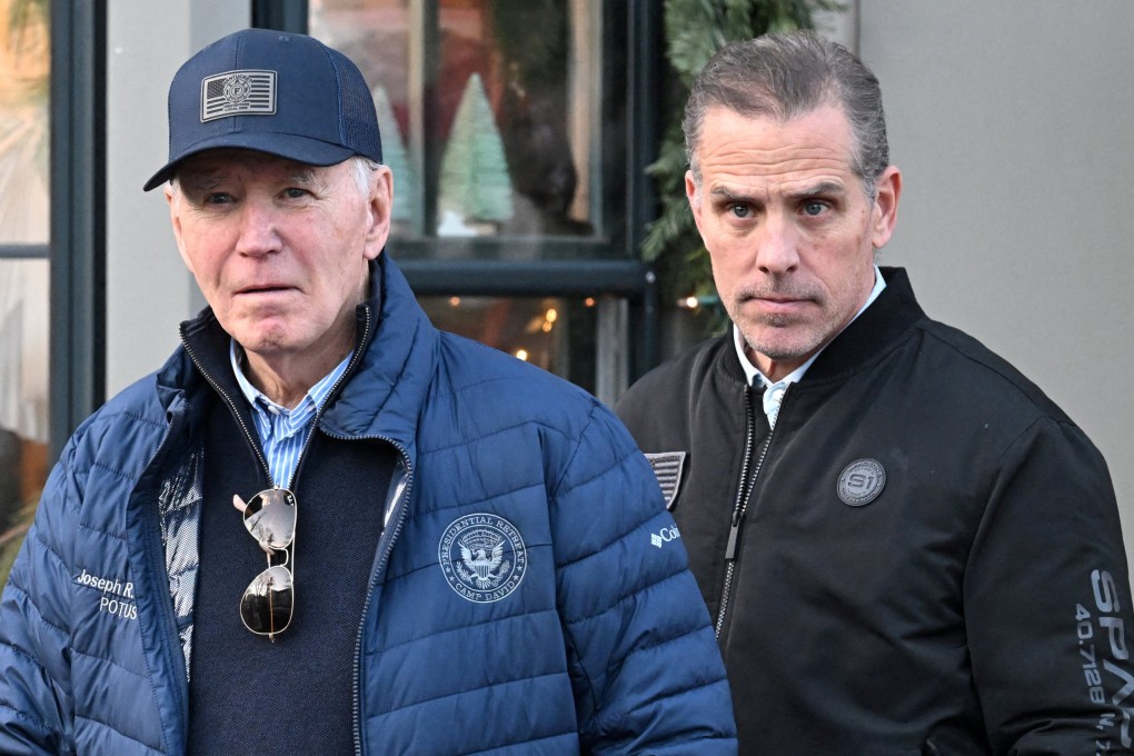 US President Joe Biden and Hunter Biden. Photo: Reuters