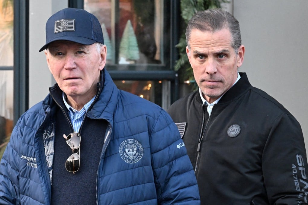 US President Joe Biden and Hunter Biden. Photo: Reuters