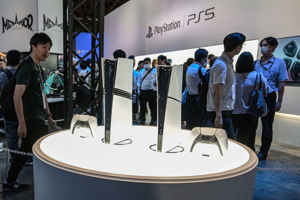 A Sony PlayStation 5 display at this year’s Tokyo Game Show. Photo: AFP
