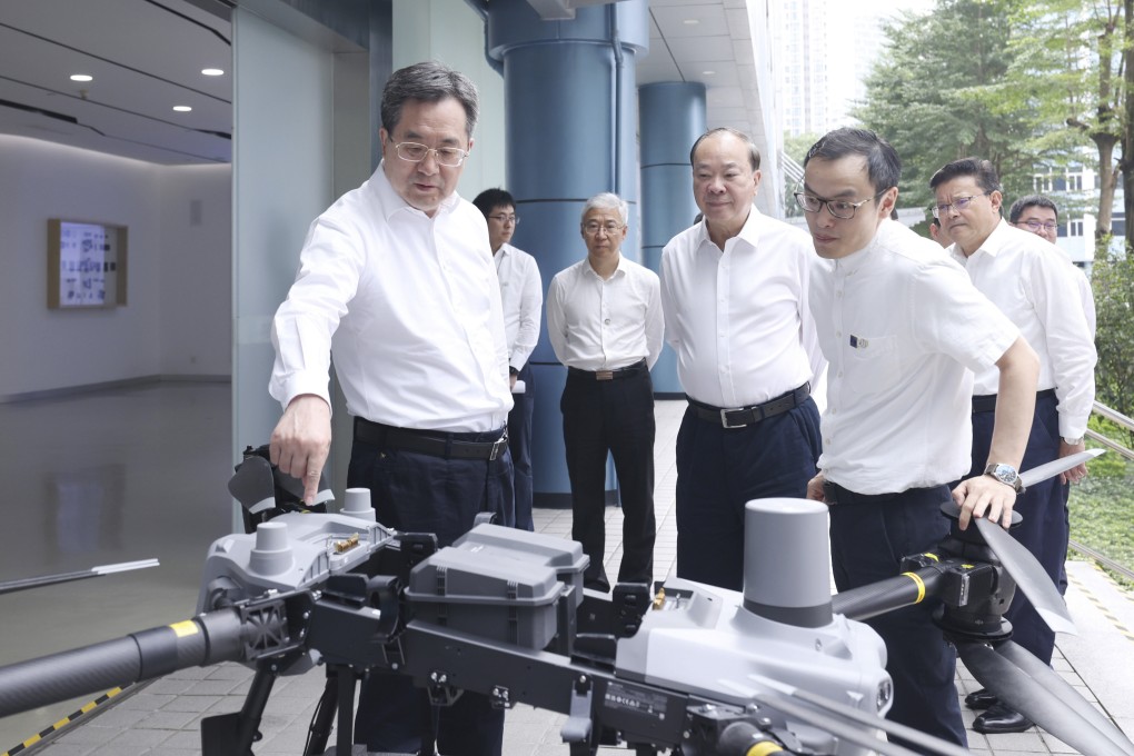 Chinese Vice Premier Ding Xuexiang visits DJI Technology in Shenzhen, Guangdong Province, Oct. 13, 2023. Photo: Xinhua