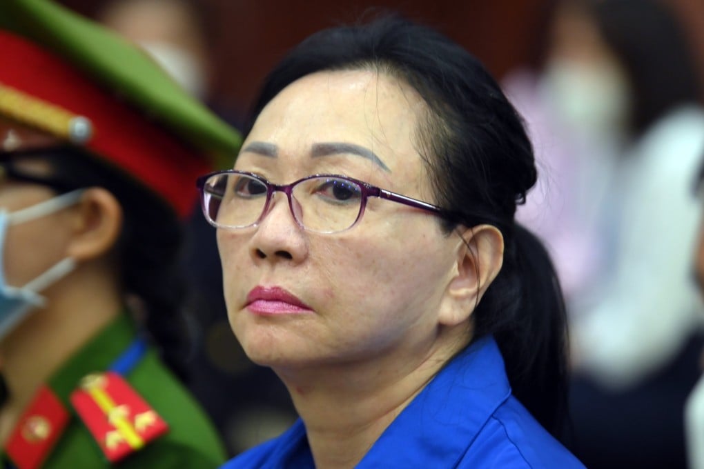 Truong My Lan attends her trial at the People’s High Court of Ho Chi Minh City, Vietnam, on Tuesday. Photo: EPA-EFE