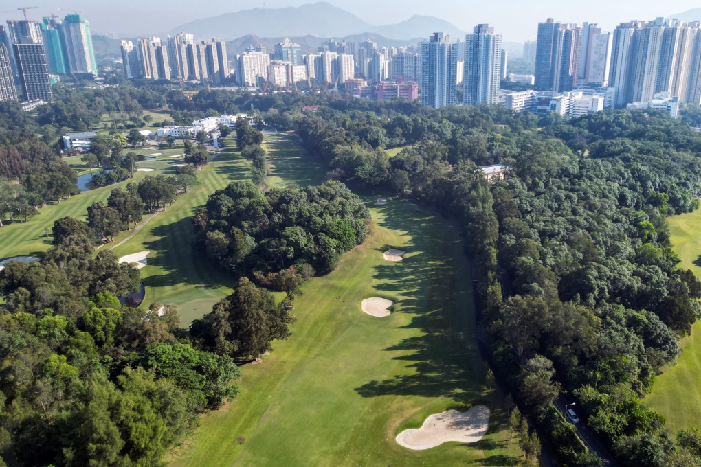 The Hong Kong Golf Club at Fanling. Under a proposal floated in 2022, 12,000 public flats would be built on 9.5 hectares of the 32 hectares by 2029. Photo: Dickson Lee