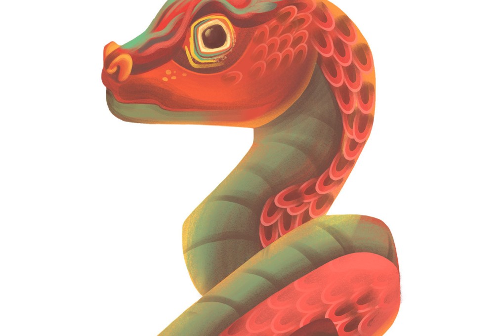 People born in the Year of the Snake are caring friends – once you break the ice. They are also romantic lovers and also one of the best colleagues to have in a crisis. Illustration: Victor Sanjinez Garcia