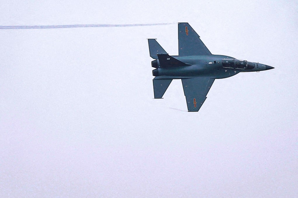 The PLA’s JL-10 trainer jet is helping cut training times for Chinese fighter pilots. Photo: Reuters