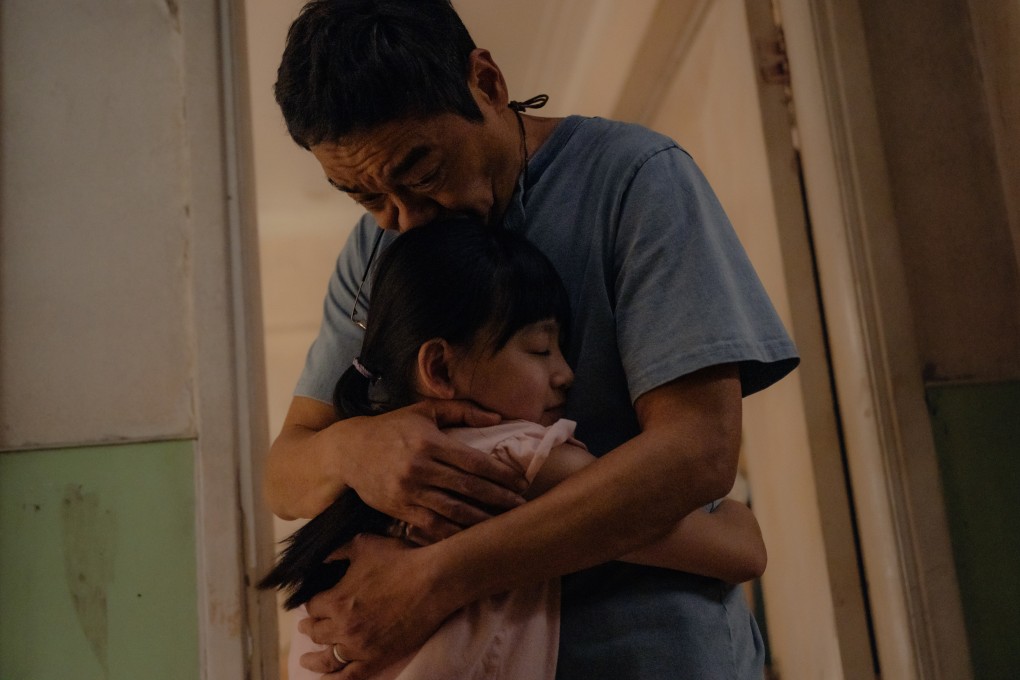 Lau Ching-wan as Nin Yuen and Lainey Hung as his daughter in a still from Papa, directed by Philip Yung. Dylan So and Jo Koo co-star. Photo: Golden Scene
