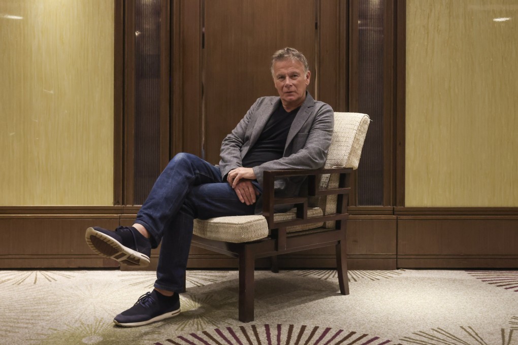 Franck Dubosc at the Mandarin Oriental hotel while in Hong Kong for the HKFFF. The veteran French filmmaker spoke to the Post about why being appreciated is more important than fame. Photo: Jonathan Wong